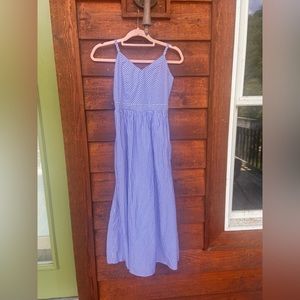 Loft outlet blue striped dress size 00p